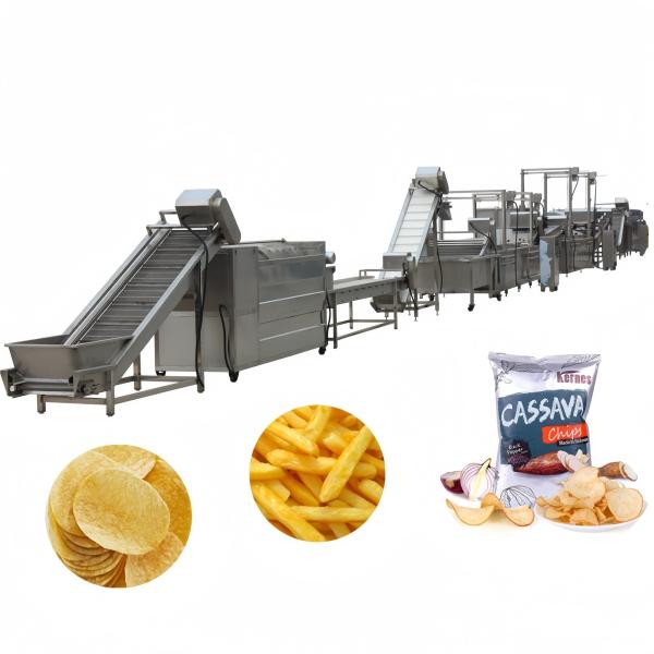 Industrial Automatic Potato Processing Line Equipment for Customized Fries and Chips