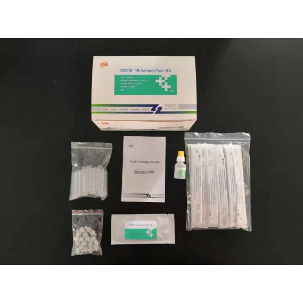 COVID-19 Disposable Antigen Test Kit ISO CE Colloidal Gold Medical Use Fast