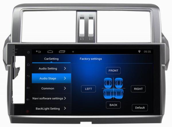 Ouchuangbo car touch screen radio android 8.1 for Toyota Prado 2014 with USB SWC 1080P Video Blluetooth gps navigation