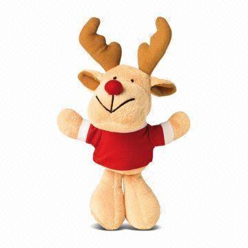 Lovely Reindeer Moose Stuffed Animal Christmas Plush Toys 15cm Size