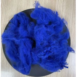 Recycled Polyester Staple Fiber 4.5D 51mm Gemstone Blue