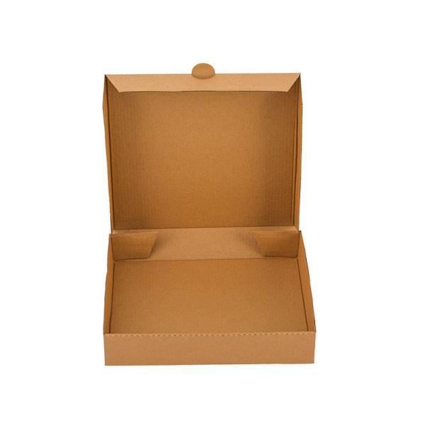 Produits à emporter Boîtes de pizza isolées 12x12 Triangle octogonal Papier ondulé