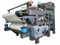 Separação horizontal da água da lama da planta de tratamento da água da imprensa de filtro da correia de 3 medidores
