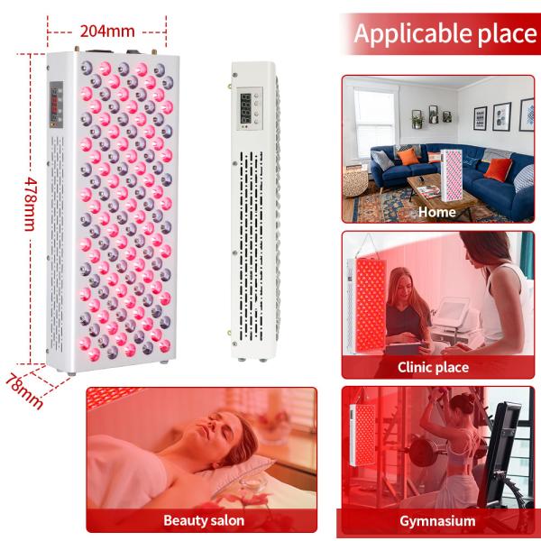 600W Full Body Led Panel 660nm 850nm Near Infrared LED Panel For Pain Relief Anti Aging