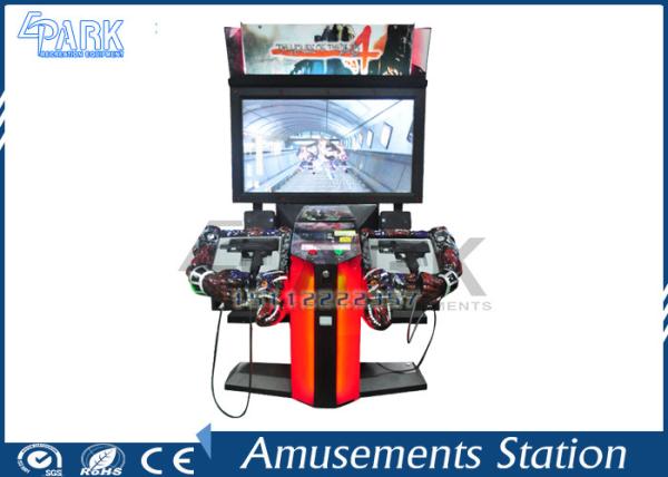 LCD Screen Coin Operated Arcade Machines With Beautiful LED Lighting