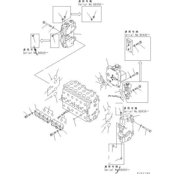 Assy réduisant la pression 723-40-70100 723-90-61400 de valve de Spare Parts Self d'excavatrice de PC200-6 PC200-7