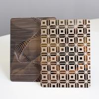 1500mm width Mirror Etched Stainless Steel Sheet Wall Decoration