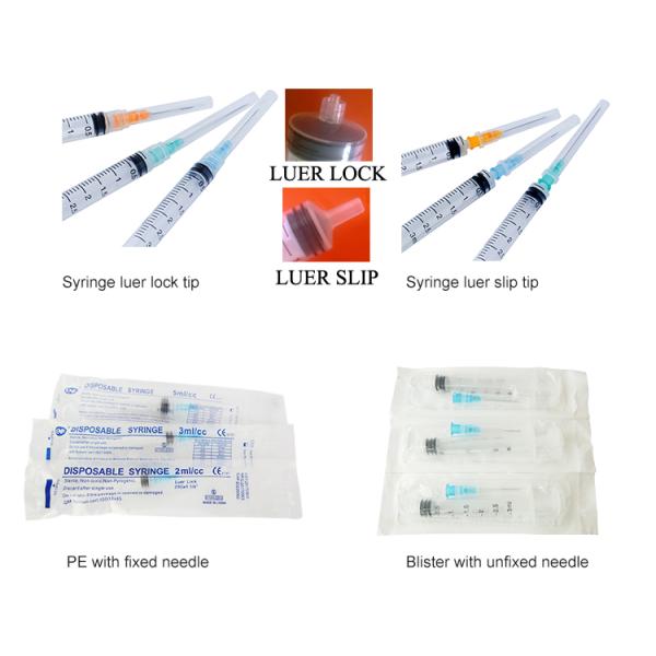 Disposable sterile syringe 1ml 25G*20mm CE