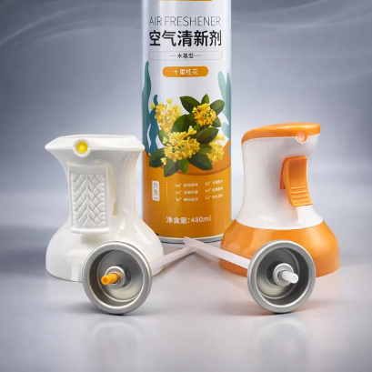Enhanced Fine Mist Aerosol Valve for Wide-Space Air Freshener Use