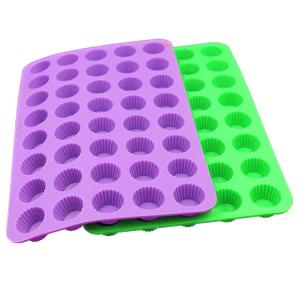 Reusable Silicone Cake Mould Heat Resistant 40 Cavities Non Stick