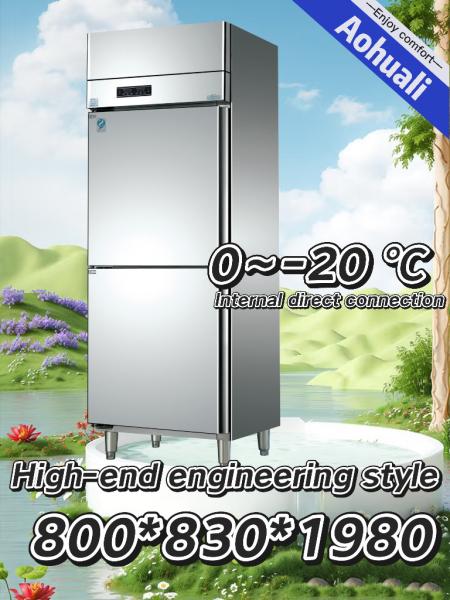 Explosion Proof 2 Door Commercial Cooler 800L For Hotel And Restaurant