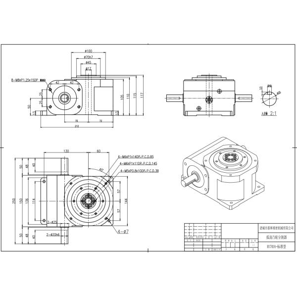Manufacturing Plant High Precision Cam Indexer Table With Optional Gear Motor Offered