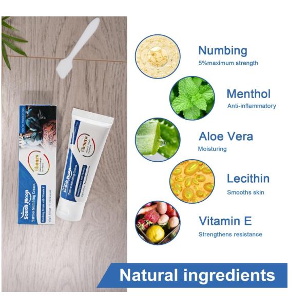 Безболезненный анестетический крем для кожи 40 г.