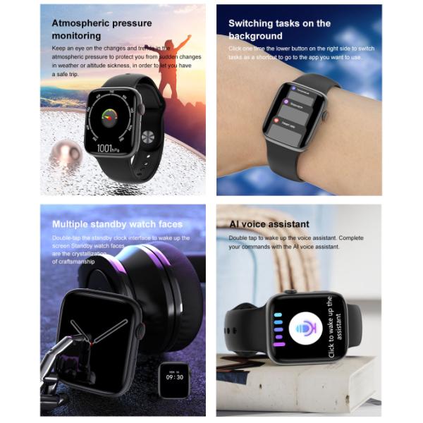 Поручать тарифа сердца Smartwatch 2,0 спорт Bluetooth дюйма водоустойчивый беспроводной