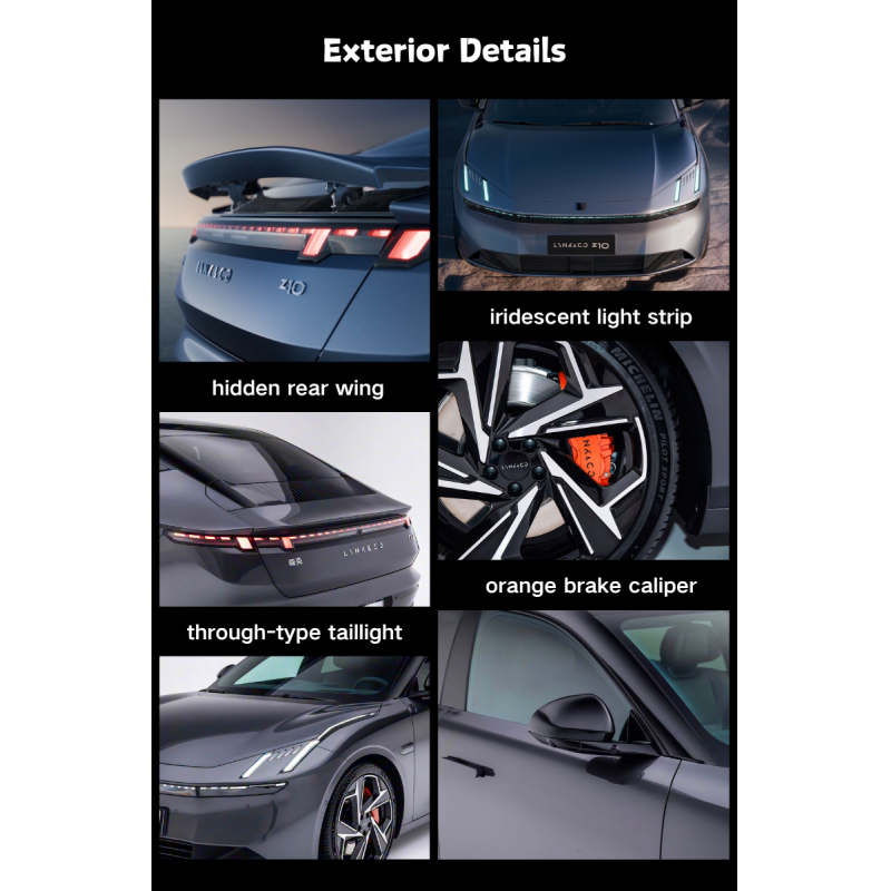 2025 Lynk & Co Z10 4WD Electric Sedan-702km Range Fast Charging High-Performance EV with 4-door 5-seater and 90-110kWh Battery