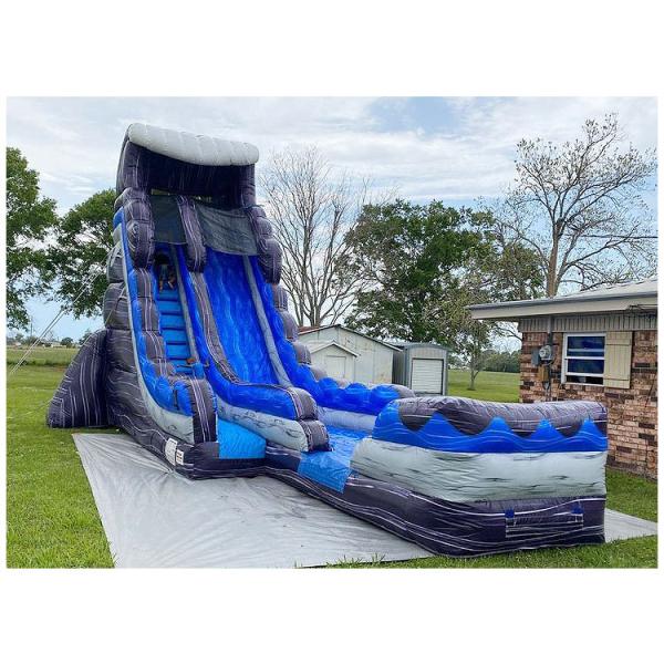 Tropical Palm Tree Commercial Grade Inflatable Water Slide For Kids And Adults