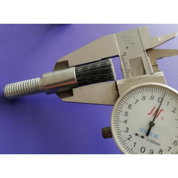 Industrial 13mm Shaft Mounted Nylon Abrasive End Brushes with Screw Shank