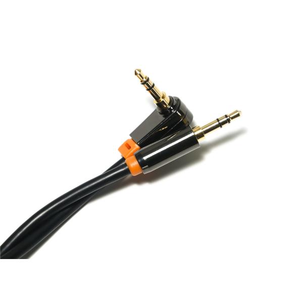 Чернота 0,92 оптически метра кабеля цифров аудио, кабеля диктора автомобиля PVC металла 3.5mm