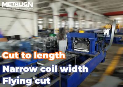 Narrow Coil Flying Cutting To Length Ctl Machine 1.5-2.5mm Material Thickness