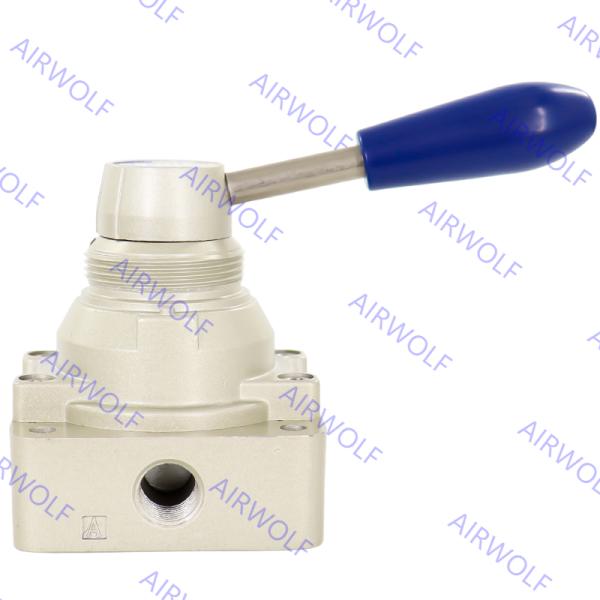 AIRTAC 4HV, 4HVL Series 4/2 way 4/3 way Aluminum Alloy Hand Lever Valve with 1/8, 1/4, 3/8, 1/2, 3/4 Port Size and 0~1.0MPa Operating Pressure