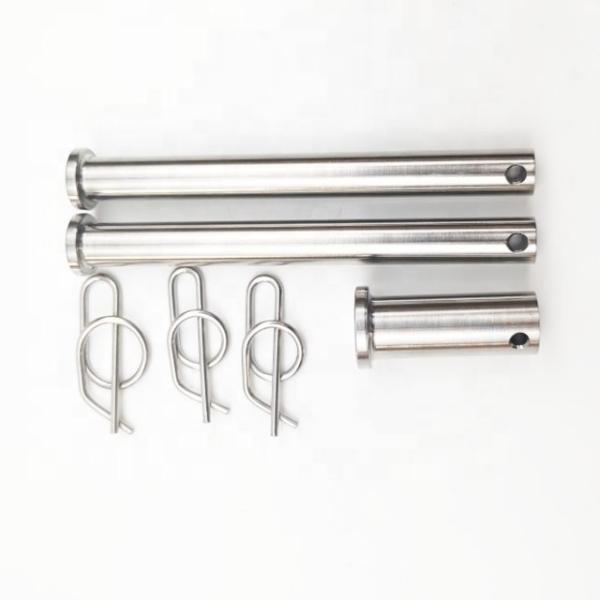 Industrial Grade Titanium Jacobs Ladder Pin Kit with Clips Natural Finish DIN Standard Gr5 3/8 x3.71 and 1/2x1.3