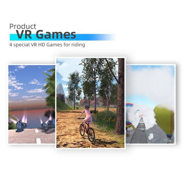 Имитатор велосипеда размера VR игрового автомата спорта небольшой
