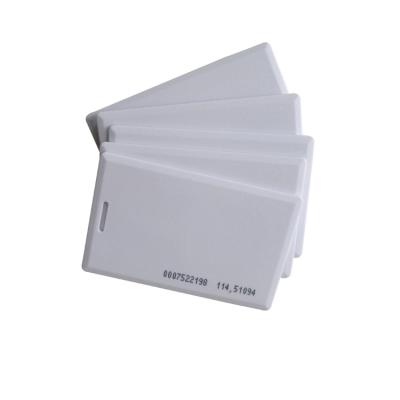  Clamshell T5577 White Contactless Smart Card ID 125khz Rfid Card For Control System