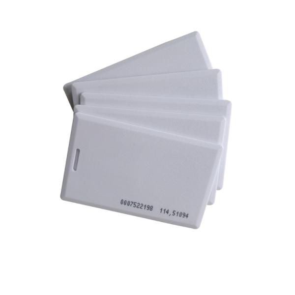  Clamshell T5577 White Contactless Smart Card ID 125khz Rfid Card For Control System