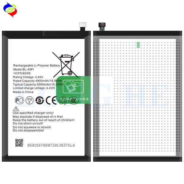 Вновь заряжаемая 5000 мАч BL-49FI батарея для itel P36 P37 ODM 500PCS литий-ионная батарея