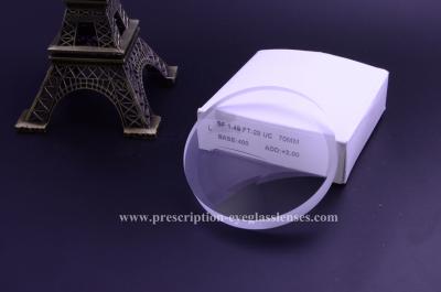 SF CR39 Uncoated Flat Top Bifocal Lenses Blanks Far / Near Vision 1.499 Index