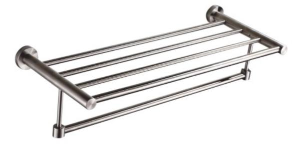 Double towel rack83311B (7044) -Brush&Polish& Round&Stainless steel 304&Bathroom Accessories&kitchen&Sanitary Harware