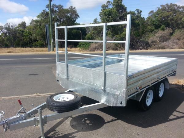 Rocker Roller Tray Top Trailer 10 X 6 Tandem Trailer With 4 Wheel Disc Brakes