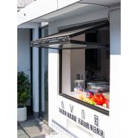 OEM Alumínio de grãos de madeira Bifold Windows Soundproof Manual aberto