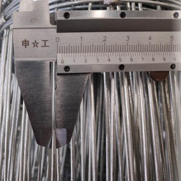 High Security Metal Cattle Fence , Rodent Proof Wire Deer Fence Water Resistant