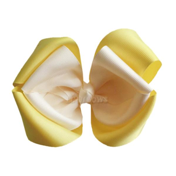 Large Size Hair Bow Ribbon Grosgrain Material Soft Feeling Custom Color
