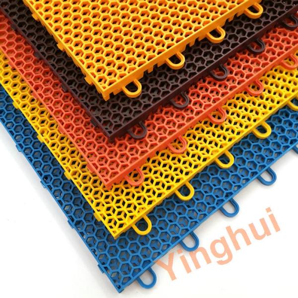 Outdoor Interlocking Sports Tiles Backyard 3x3 Basketball Court Flooring Tiles Mat