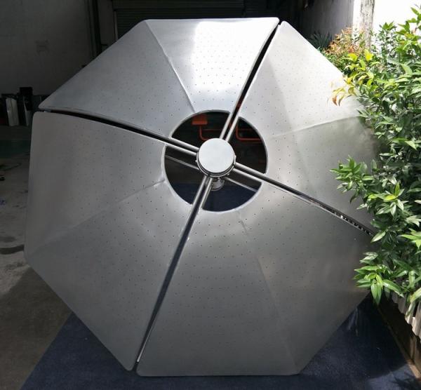 Umbrilhões de Alumínio Comercial para Patio Exterior 2342mm Altura OEM ODM