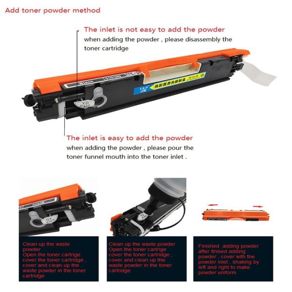 Kebo Printer HP CP1025 Pro 100 M177NW(126A) CE310 K/M/C/Y Compatible Color Toner Cartridge