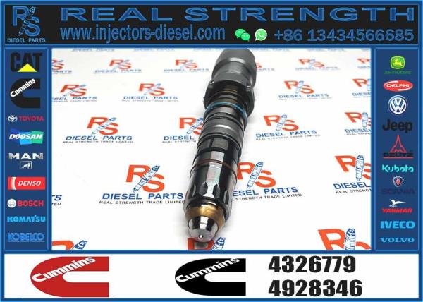 Common rail injector fuel injecto 4326779 4928346 4928349 for QSK23 Excavator QSK23 QSK45 QSK60