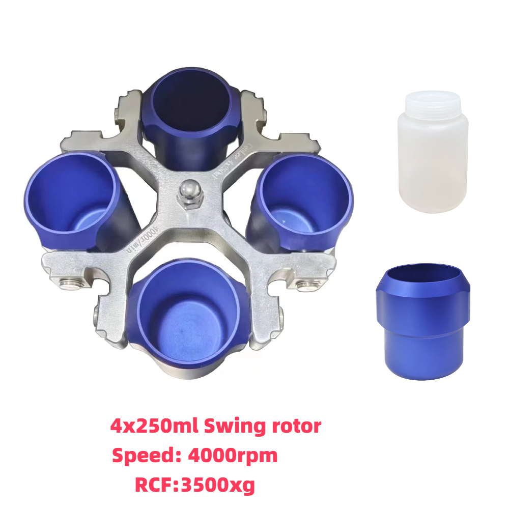 TDL5M Refrigerated Centrifuge 6000rpm 4x250ml Swing Rotor Continues Benchtop Low Speed Centrifuge Machine Laboratory Centrifuge