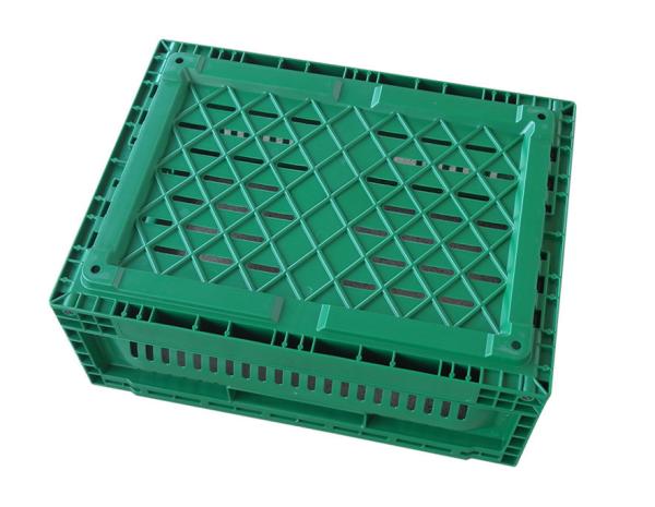 Transportation Plastic Crate for Fruit Vegetable Storage Stackable Nestable 400x300x170mm