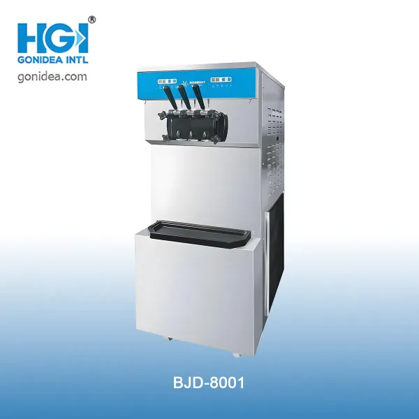 Vertical Double-Cylinder Ice Cream Machine BJD-8001