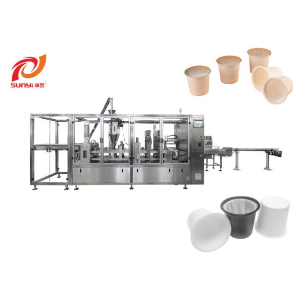 SUNYI ISO9001 80pcs/Min K Cup Filling And Sealing Machine