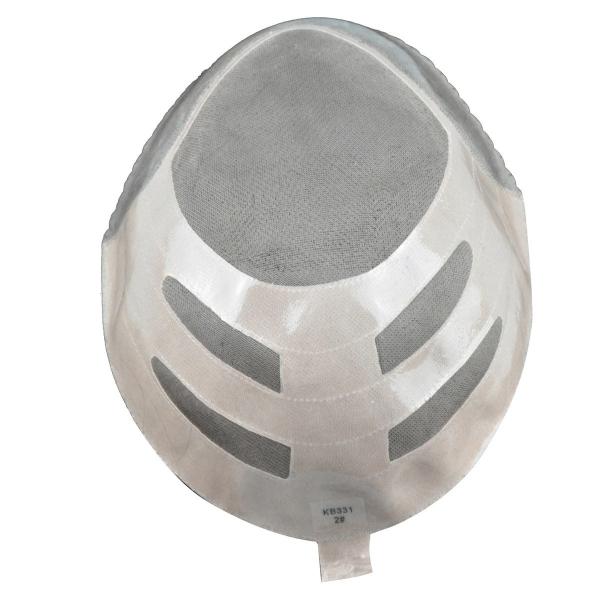 Longueur Système de cheveux personnalisé Base de dentelle Cheveux personnalisés Toupee Noir