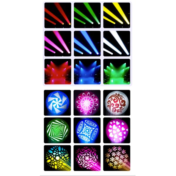 250W 3in1 LED Movers Light Gobo Focus Spot Moving Head Light