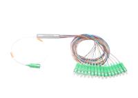 La fibra 13,8 del divisor del SC APC de la pérdida 0.9m m caseros G657A1 Hytrel coloreó