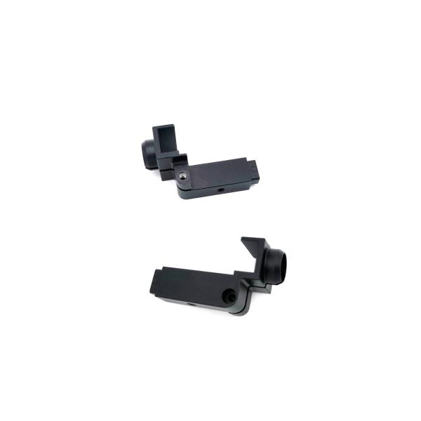 Anodized Black Cnc Machined Aluminum Parts Customized Size Laser Marking