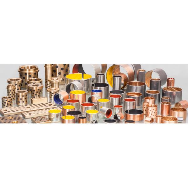 Ptfe suportado de aço alinhou o cobrimento com arbustos da lubrificação de Oilless