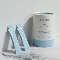 Probiotics Powder Cylinder Box Custom Luxury Paper Tube Packaging For Prebiotics