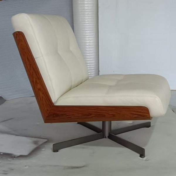 Mail Packing Y Arm Chair Modern Luxury Living Room Swivel Accent Chair Genuine Leather Italian Design Sofa